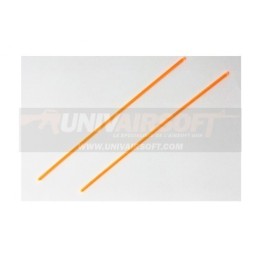 Orange Optical Fiber