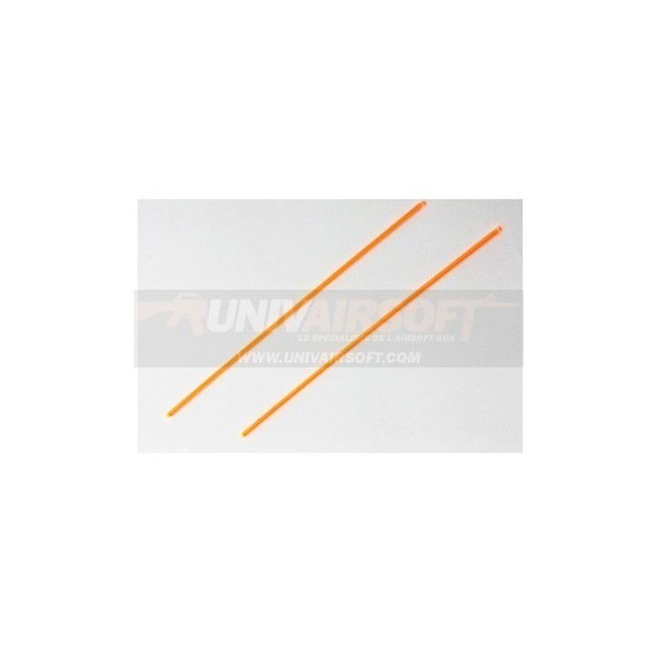 Orange Optical Fiber