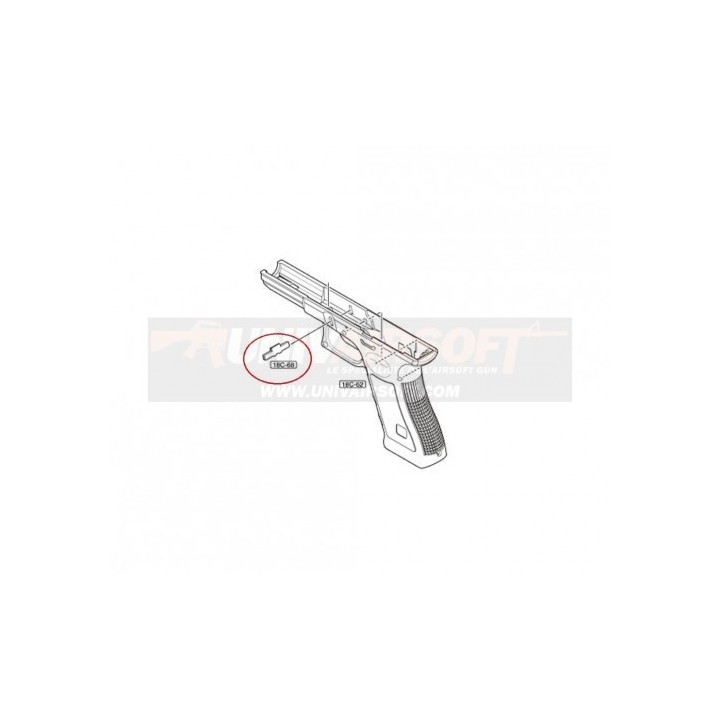 Slide Lock Up Block for Marui Glock 18C