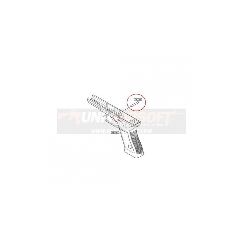 Central Pin for Marui Glock 18C