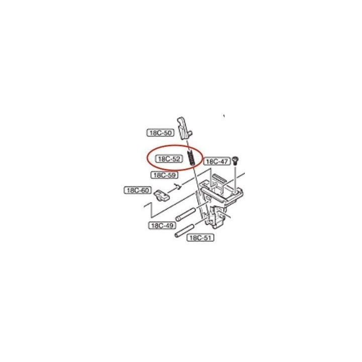 Disconnector Spring for Marui Glock 18C