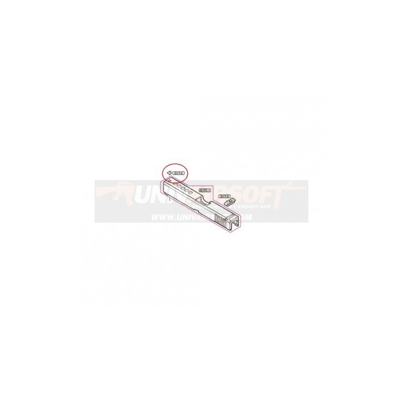 Front Sight for Marui Glock 17
