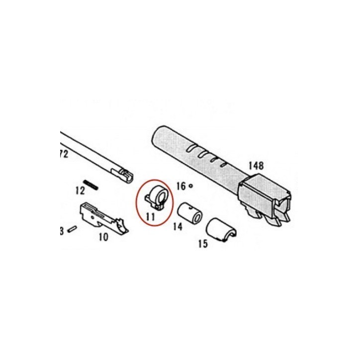 Inner Barrel Sleeve for KSC / KWA Glock