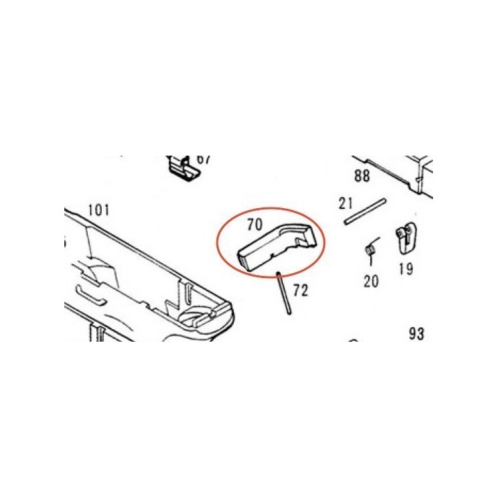 Magazine Release Button for KSC / KWA Glock