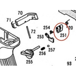 Hammer Reset Block for KSC / KWA Glock 18C