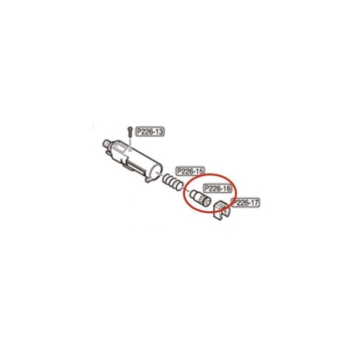 Cylinder Valve for Marui P226 Rail