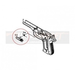 Slide Stop Lever for KJW / ASG M9