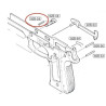Disassembling Latch Release Button Spring for Marui M9