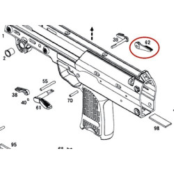 Right Selector Lever for KSC / KWA MP7