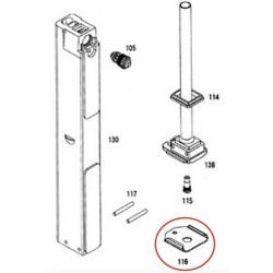 Magazine Base Plate for KSC / KWA M11 A1