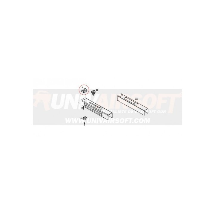 Front Sight for KSC / KWA M11 A1