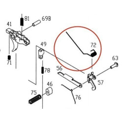 Auto Sear Spring for KJW M4 GBBR