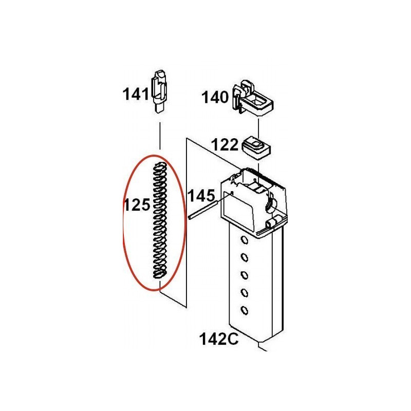 Magazine Spring for KJW KC-02