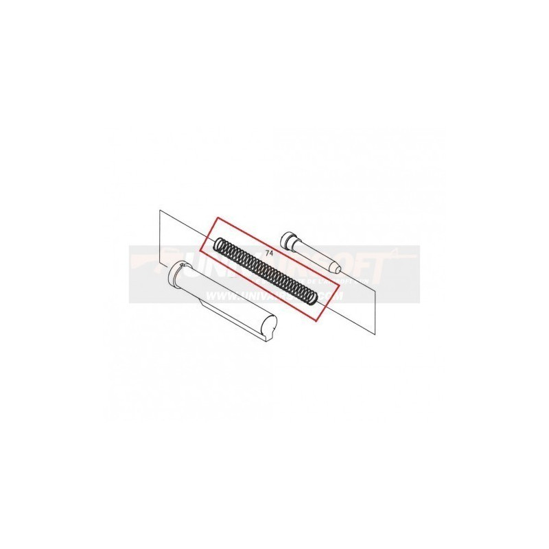 Recoil Spring for KJW M4 GBBR