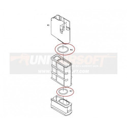 O-Ring Magazine for KJW M4 GBBR