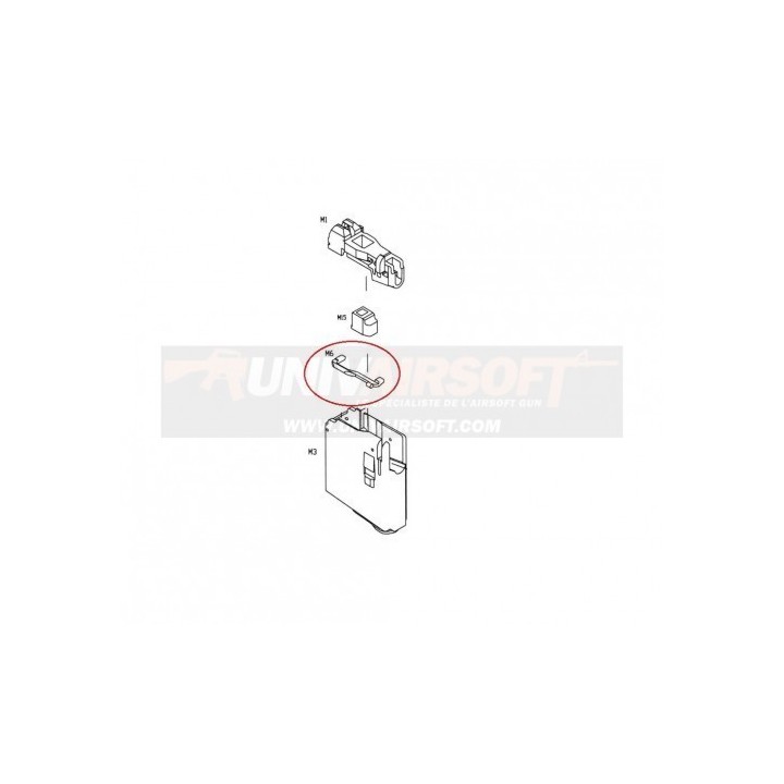 BB Follower Link for KJW M4 GBBR