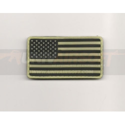 Phosphorescent USA Velcro Patch