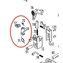 Impact Hammer Base for KSC / KWA LM4 GBBR