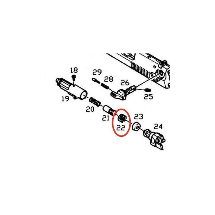 Cylinder Valve Stop for KJW / ASG M9