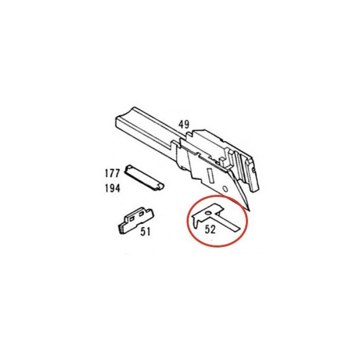 Copper Plate for KSC / KWA Glock