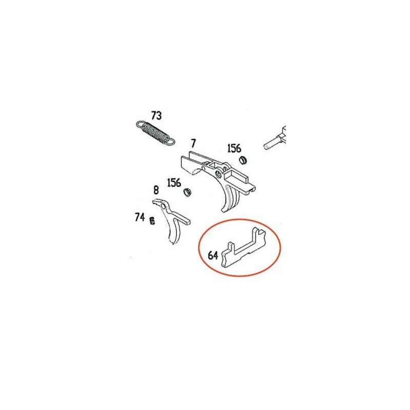 Latch for KSC / ASG MP9