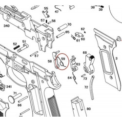 Trigger Bar Spring for KSC / KWA M9