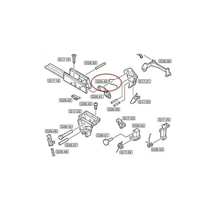 Trigger Spring for Marui Glock 17