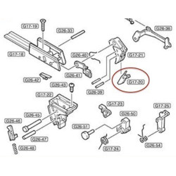 Trigger Security for Marui Glock 17