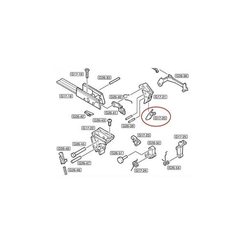 Trigger Security for Marui Glock 17
