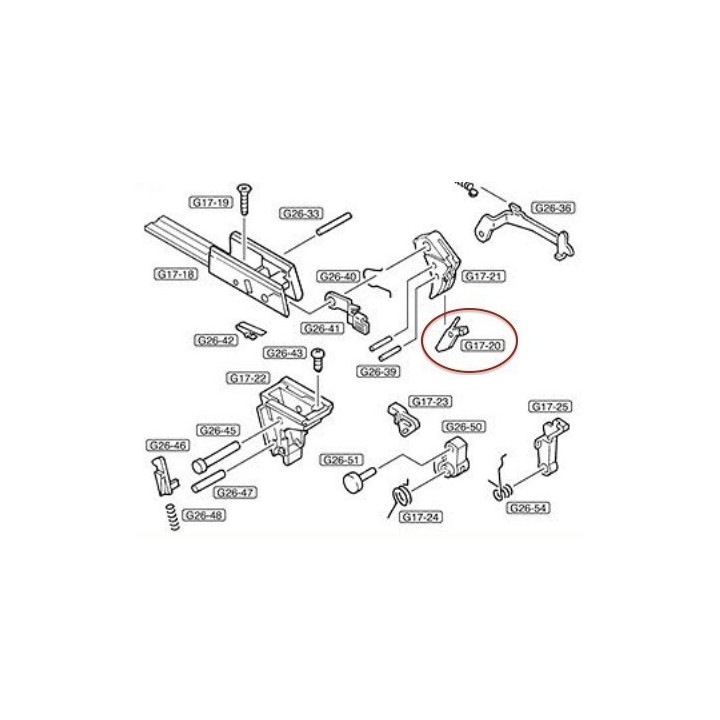 Trigger Security for Marui Glock 17