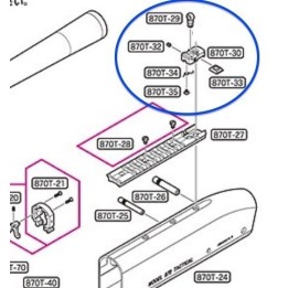 Rear Sight for Marui M870