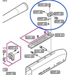 Rear Sight for Marui M870
