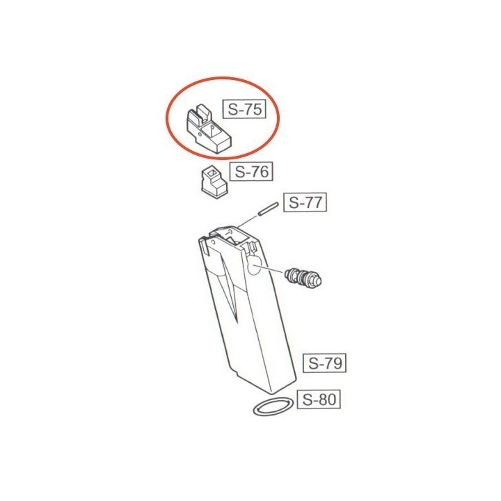 Magazine Lip for WE F226