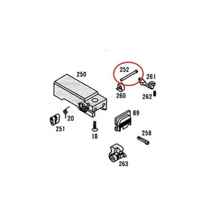 Selector Elevator Pin for KSC / KWA Glock 18C