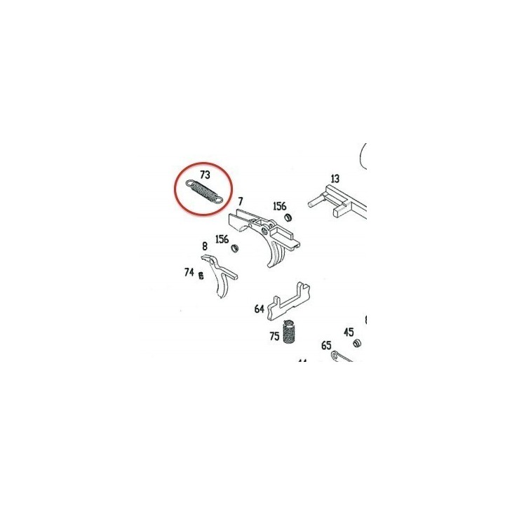 Trigger Spring for KSC / ASG MP9