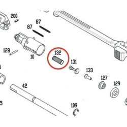 Plug Spring GK for KSC / ASG MP9