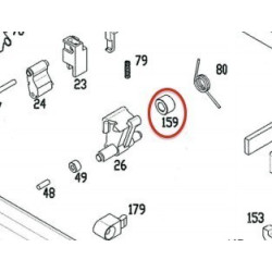 Hammer Spring Sleeve for KSC / ASG MP9