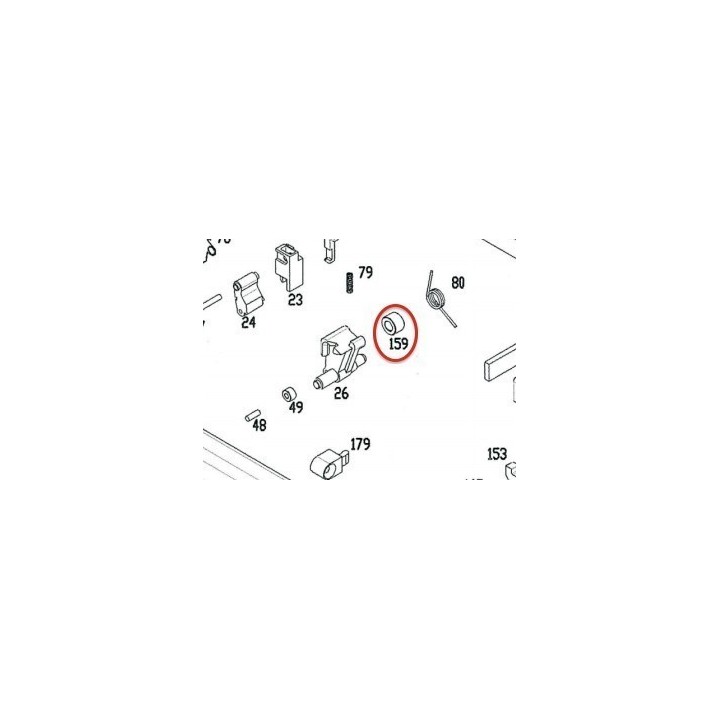 Hammer Spring Sleeve for KSC / ASG MP9