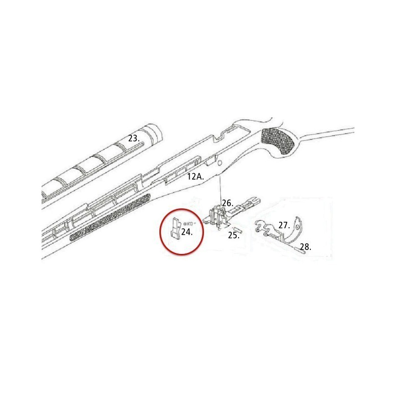 Magazine Catch for ASG M14