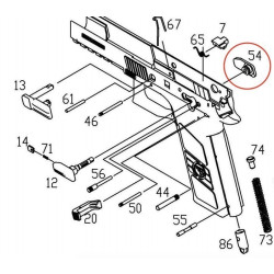 Safety Right for KJW / ASG CZ75 P09
