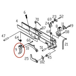 Trigger for KJW / ASG CZ75 P09
