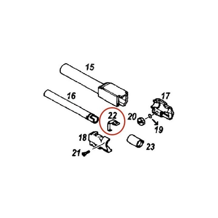 Ajust Lever for KJW Glock