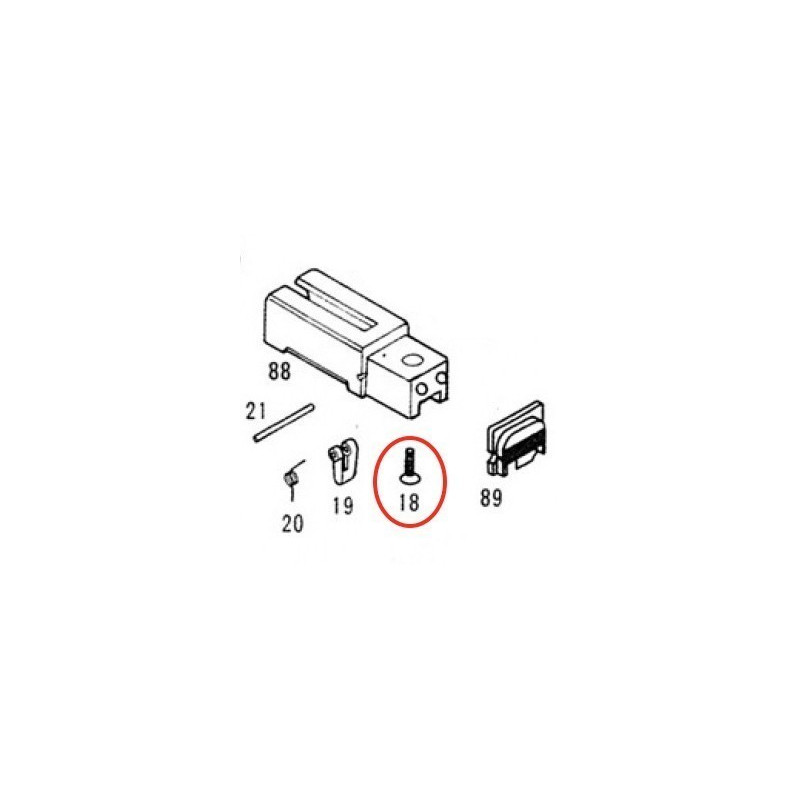 Breech Block Screw for KSC / KWA Glock