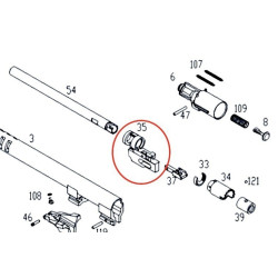 Barrel Base for KSC / ASG M93RII