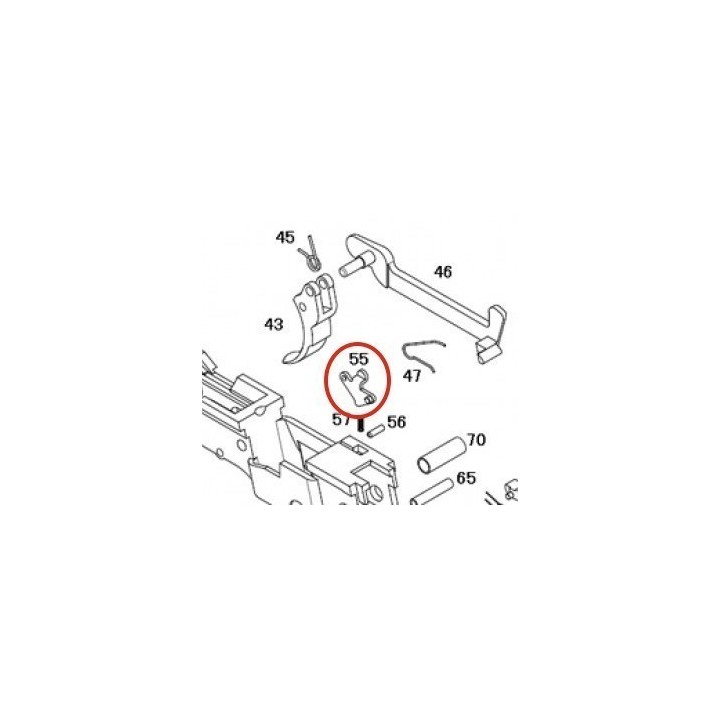 Hammer Bar for KSC / ASG M9