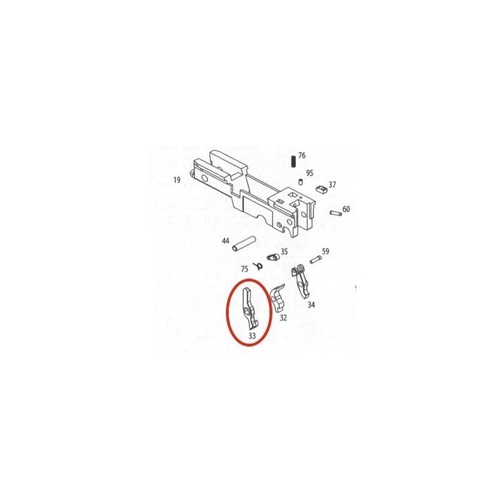 Disconnector for KSC / KWA M1911