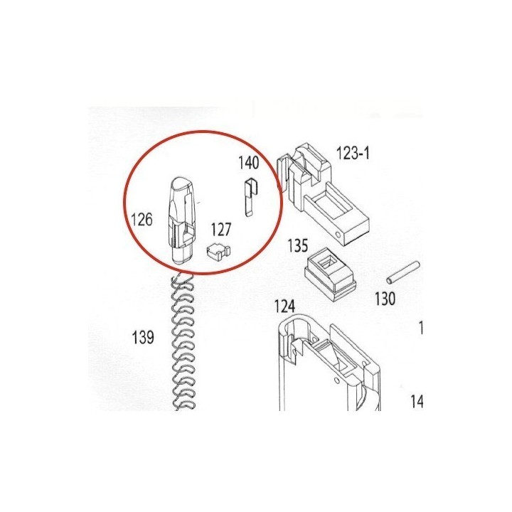 Follower Magazine for KSC / KWA M1911