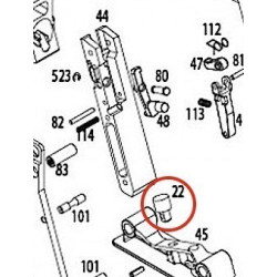 Main Guide Base Cushion for KWA Kriss Vector
