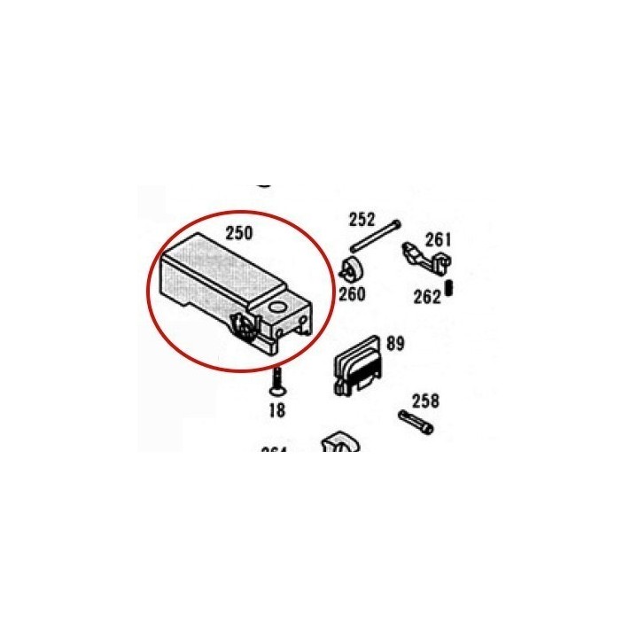 Breech Block for KSC / KWA Glock 18C