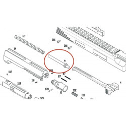 Recoil Srping Guide for KSC / ASG MP9